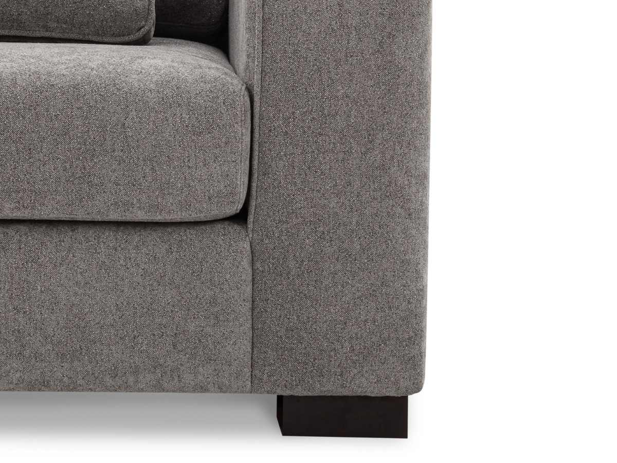 Tamora Fabric Loveseat - Charcoal