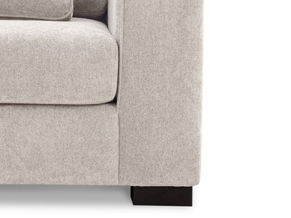 Tamora Fabric Loveseat - Light Gray