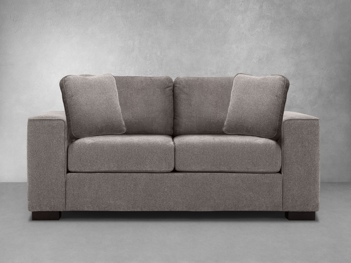 Tamora Fabric Loveseat - Charcoal