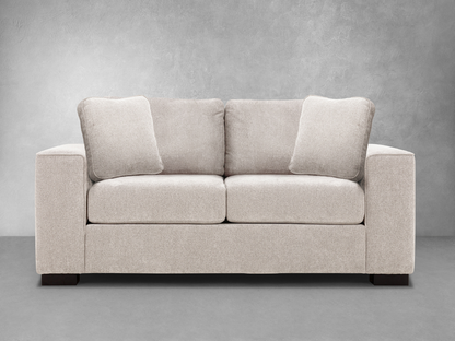 Tamora Fabric Loveseat - Light Gray