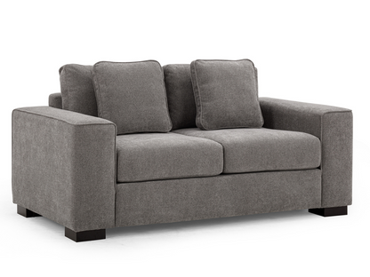 Tamora Fabric Loveseat - Charcoal
