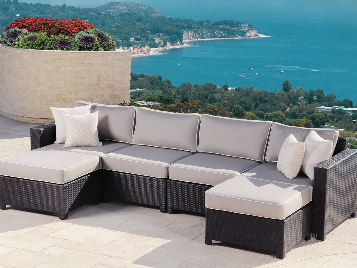Monaco 6-pc Modular Sectional - Gray