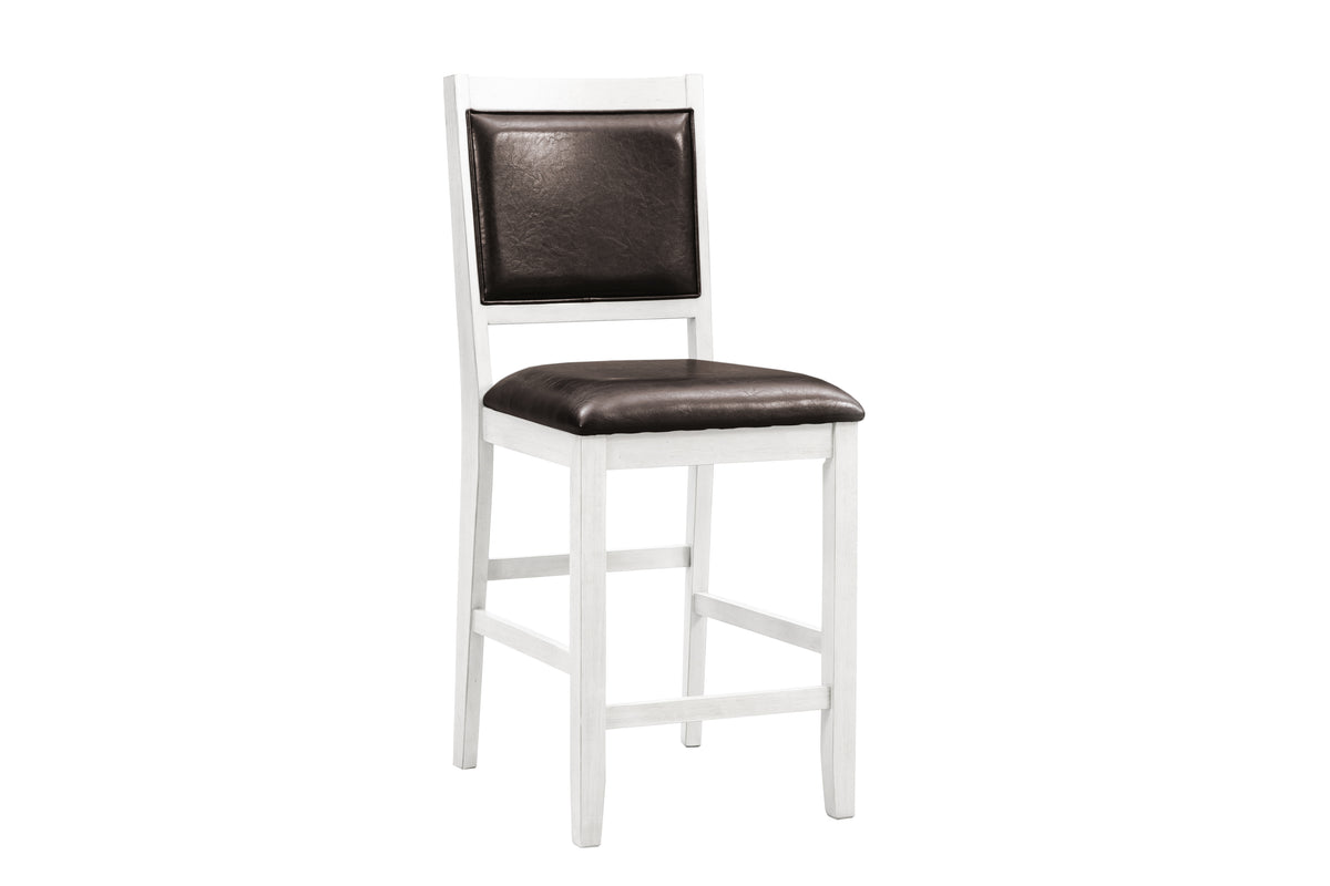 Walker Wood Counter Stool (Set of 4), White