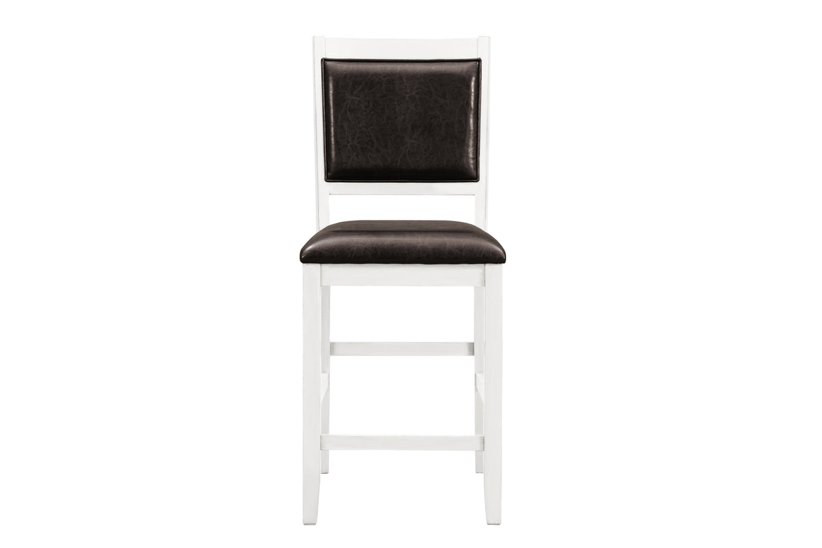 Walker Wood Counter Stool (Set of 4), White