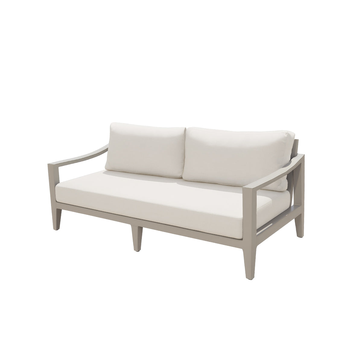 Hyland Hills 4-pc Outdoor Seating Set - Beige Aluminum