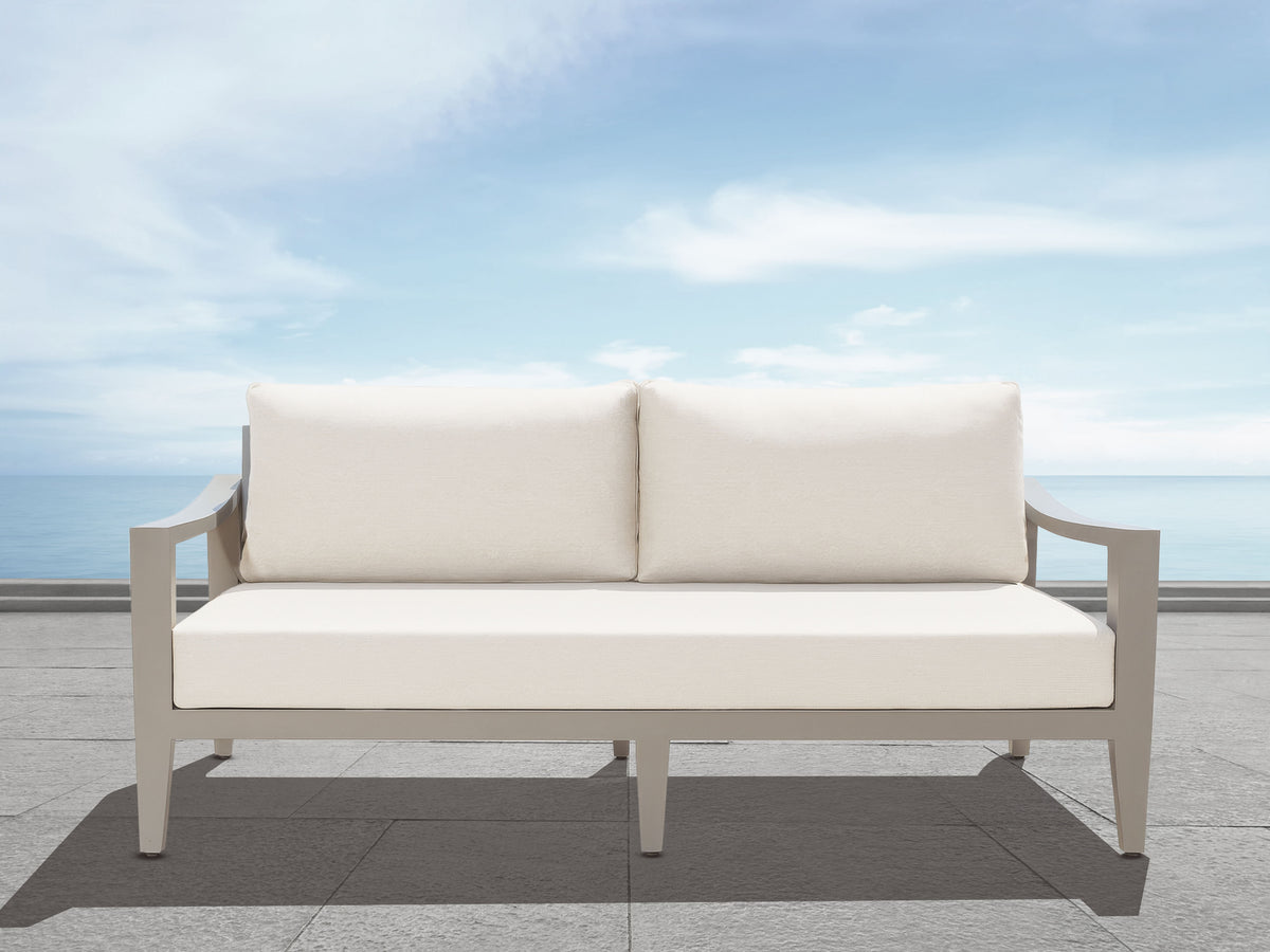 Hyland Hills 4-pc Outdoor Seating Set - Beige Aluminum