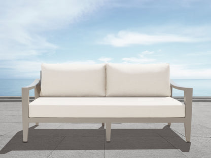 Hyland Hills 4-pc Outdoor Seating Set - Beige Aluminum