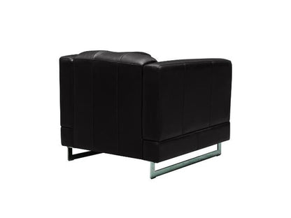Margaret Leather Chair - Black