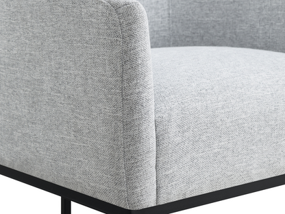 Jace Upholstered Bar Stool - Light Gray