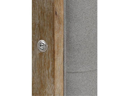 Eleanor Tufted Fabric Bed - Gray - Queen
