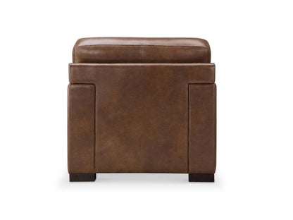 Astoria Top Grain Leather Chair - Brown