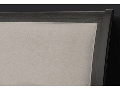 Audrey Sleigh Queen Bed, Gray