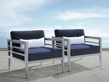 Belamar Armchair (2-Pack) - Blue