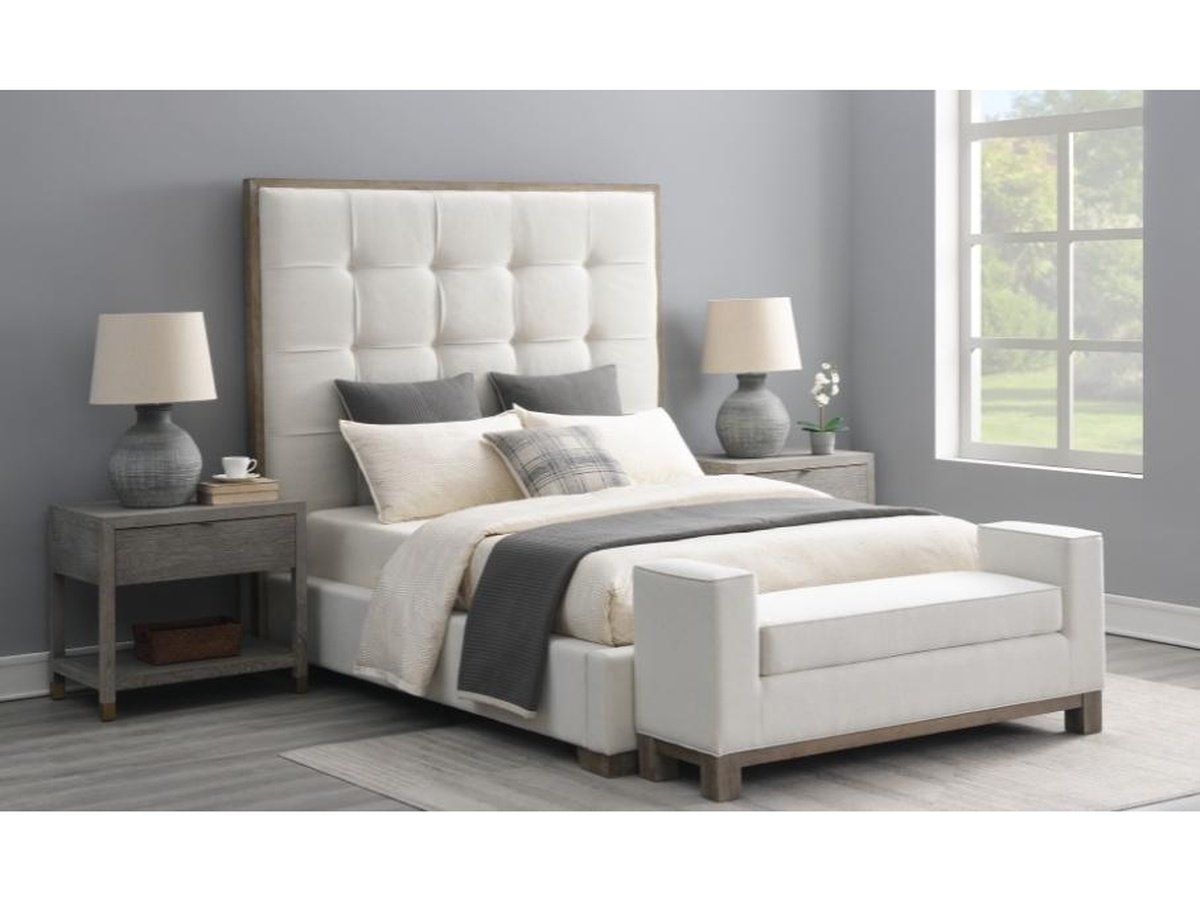 Eleanor Bench - Ivory - Queen