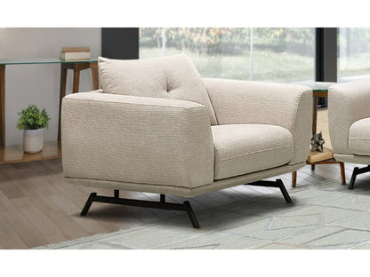 Delaney Fabric Chair - Cream