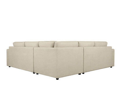 Elliot Fabric Sectional - Beige