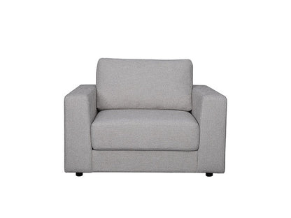 Elliot Fabric Chair - Light Gray
