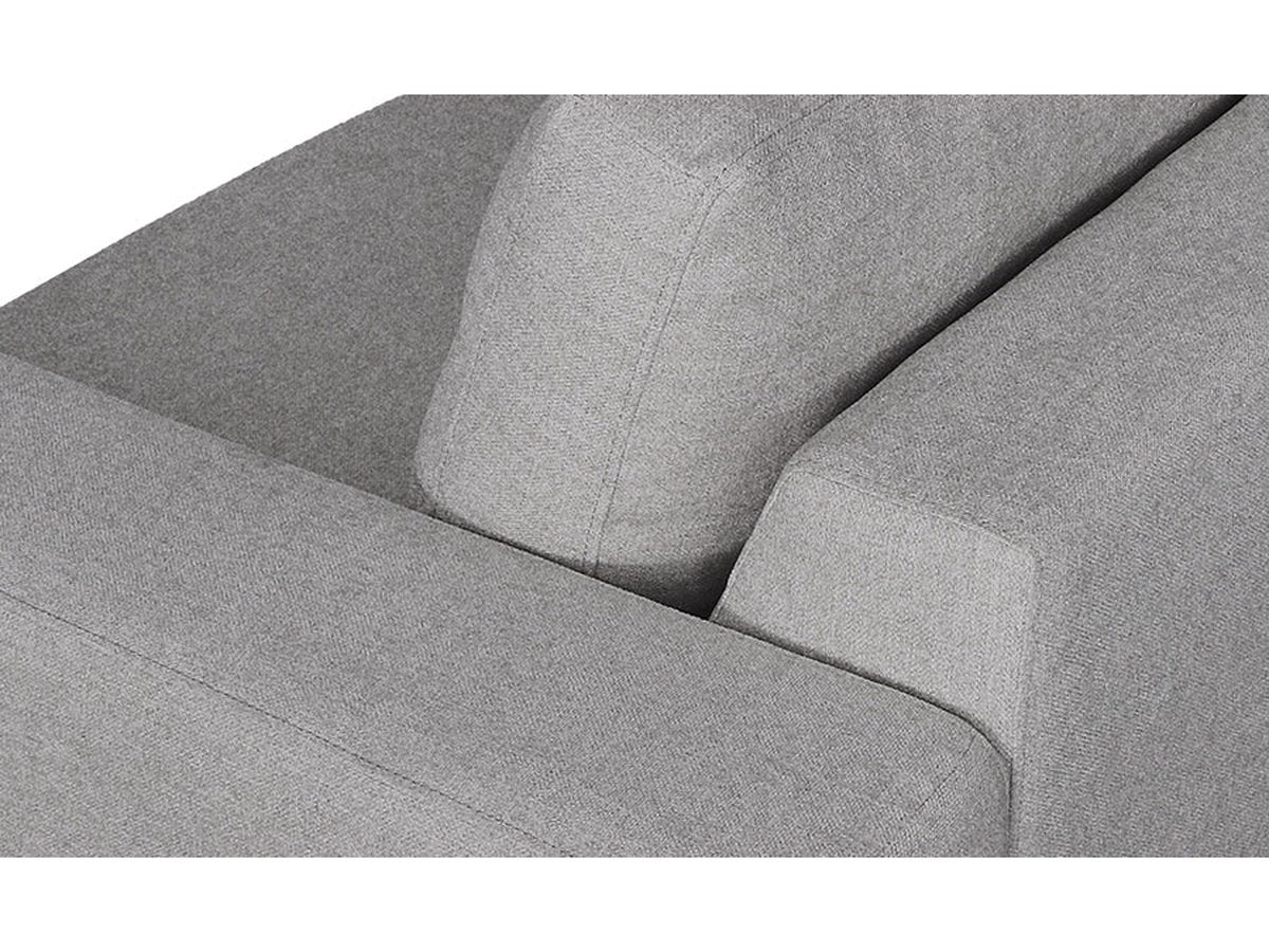 Elliot Fabric Chair - Light Gray