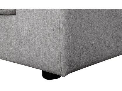 Elliot Fabric Chair - Light Gray