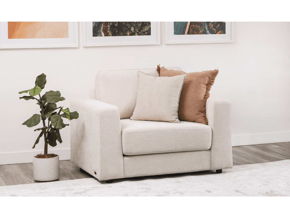 Elliot Fabric Chair - Beige
