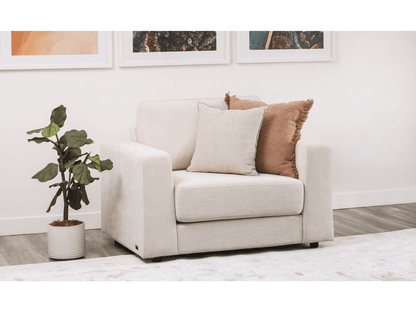 Elliot Fabric Chair - Beige