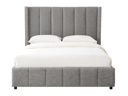 Winnie Channel Bed - Gray - Queen
