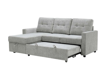 Kylie Storage Sofa Bed Reversible Sectional - Light Gray