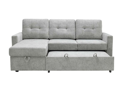 Kylie Storage Sofa Bed Reversible Sectional - Light Gray