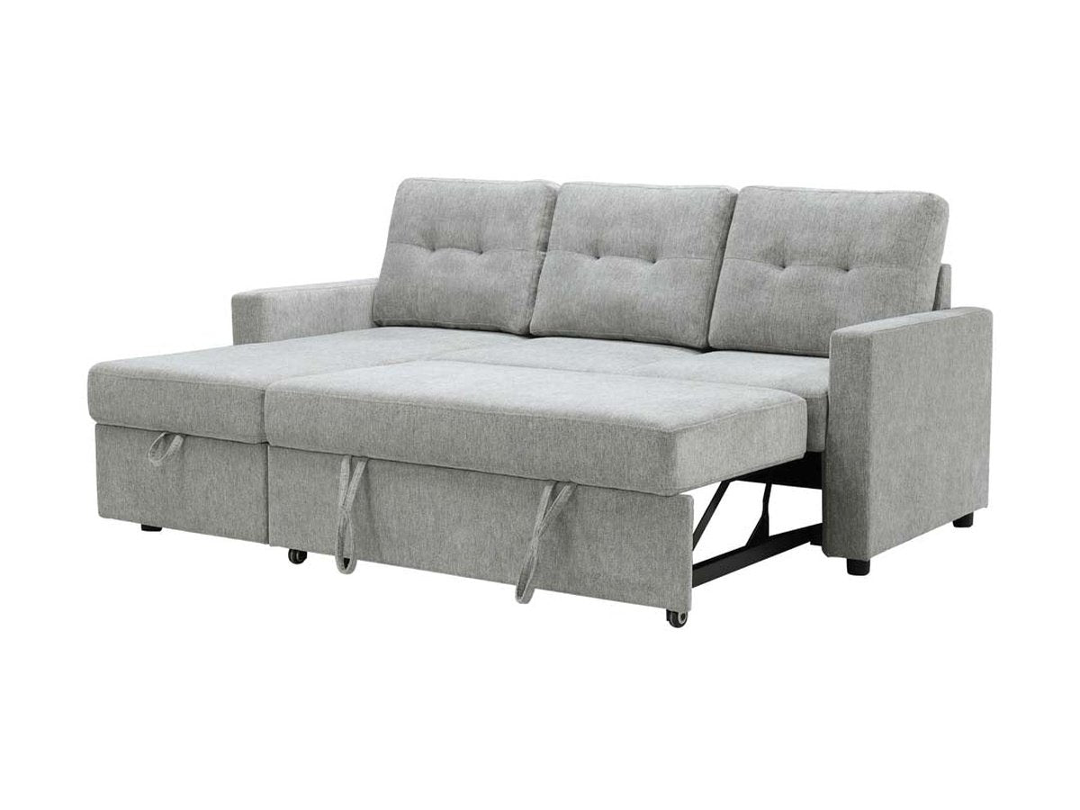 Kylie Storage Sofa Bed Reversible Sectional - Light Gray