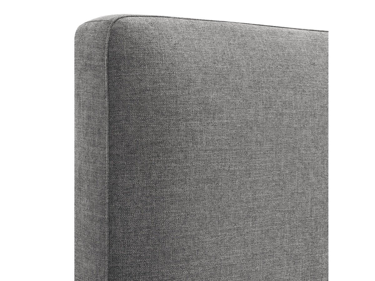 Luxe Upholstered Bed - Gray - Queen