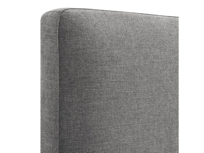 Luxe Upholstered Bed - Gray - Queen