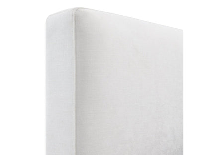 Luxe Upholstered Bed - White - Queen