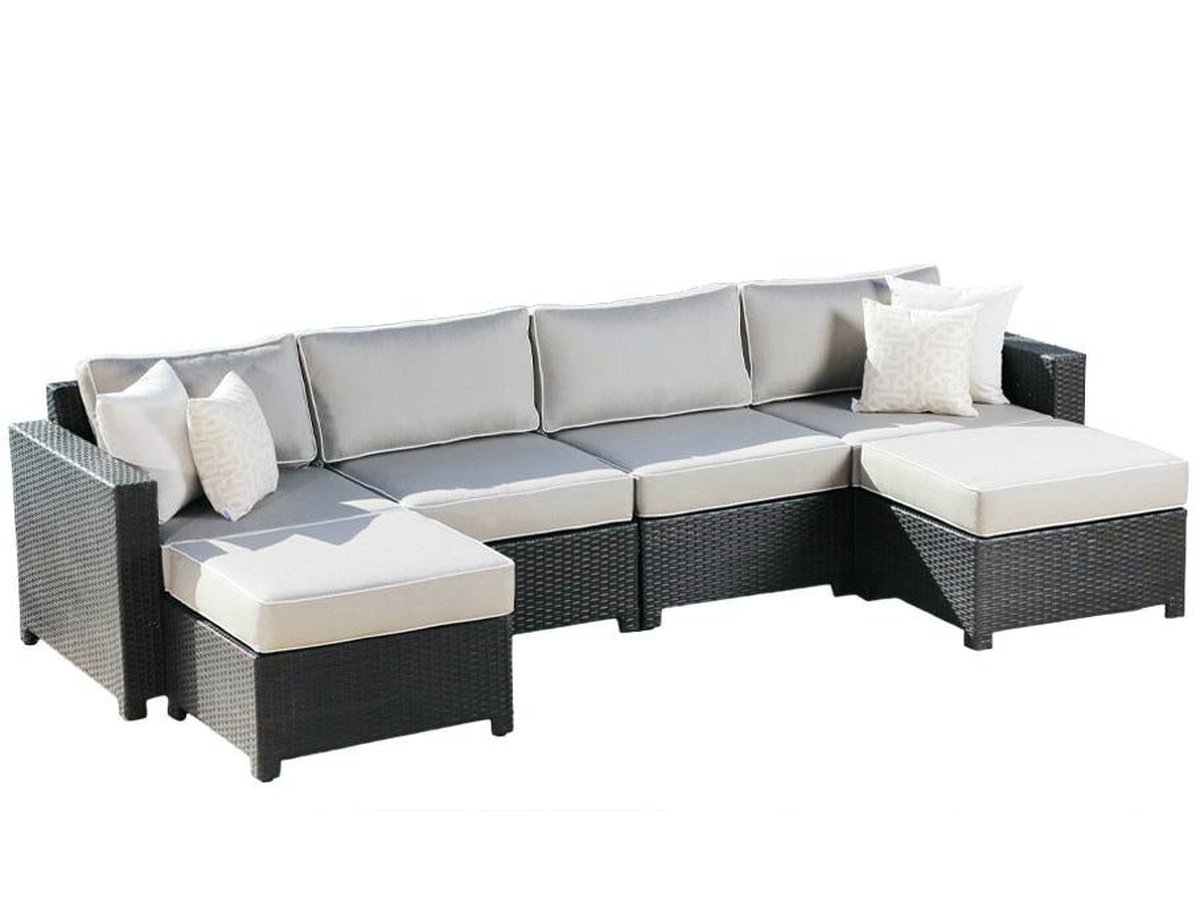 Monaco 6-piece Modular Set , Grey Default Title