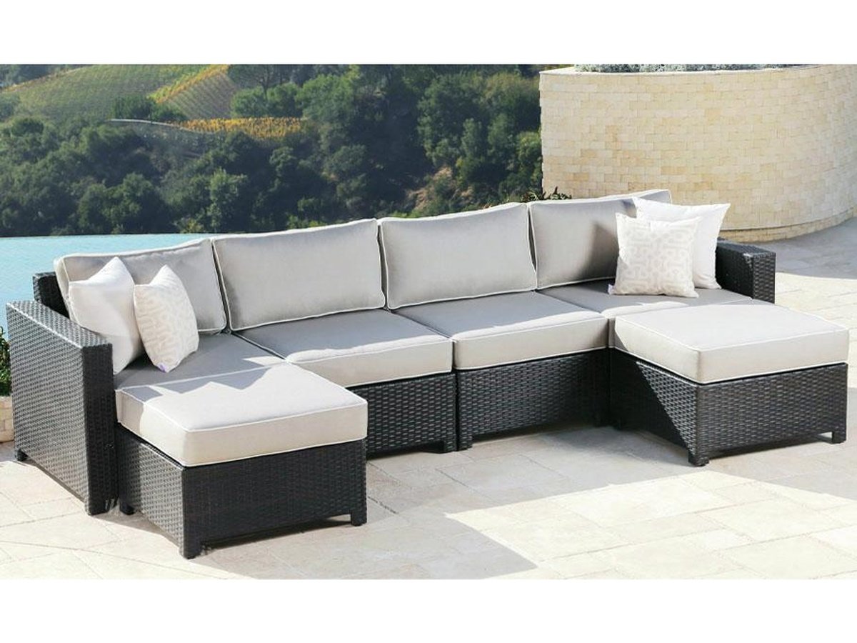 Monaco 6-piece Modular Set , Grey Default Title