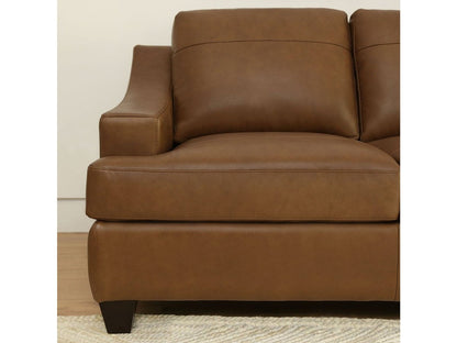 Merona Leather Sofa, Camel Default Title