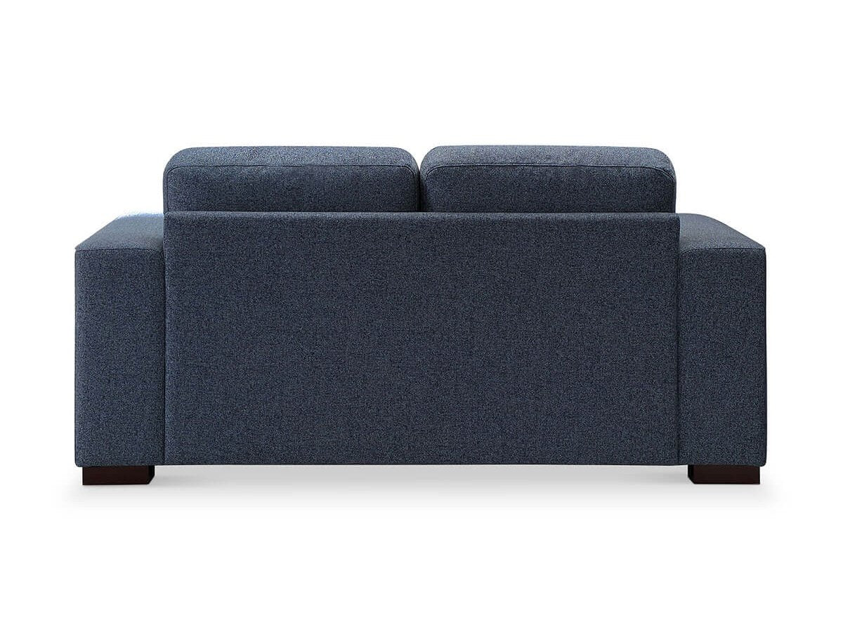 Tamora Fabric Loveseat, Blue Default Title