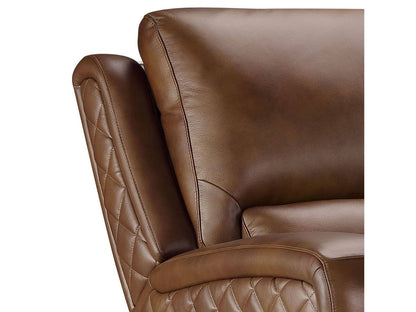 Raymond Leather Power Recliner, Camel Default Title