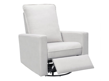 Reagan Power Swivel Glider Recliner, White Default Title