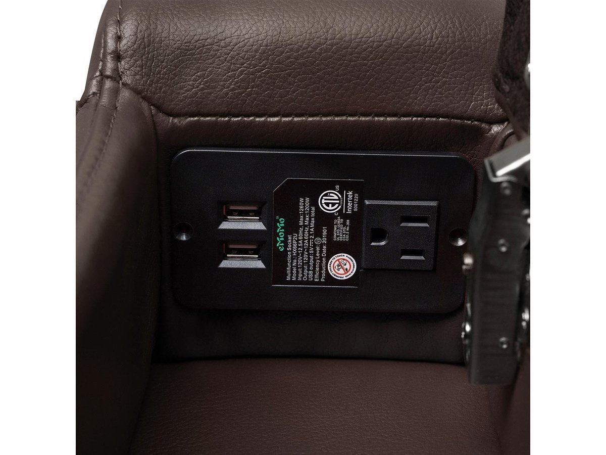 Rider Power Recliner, Brown Default Title