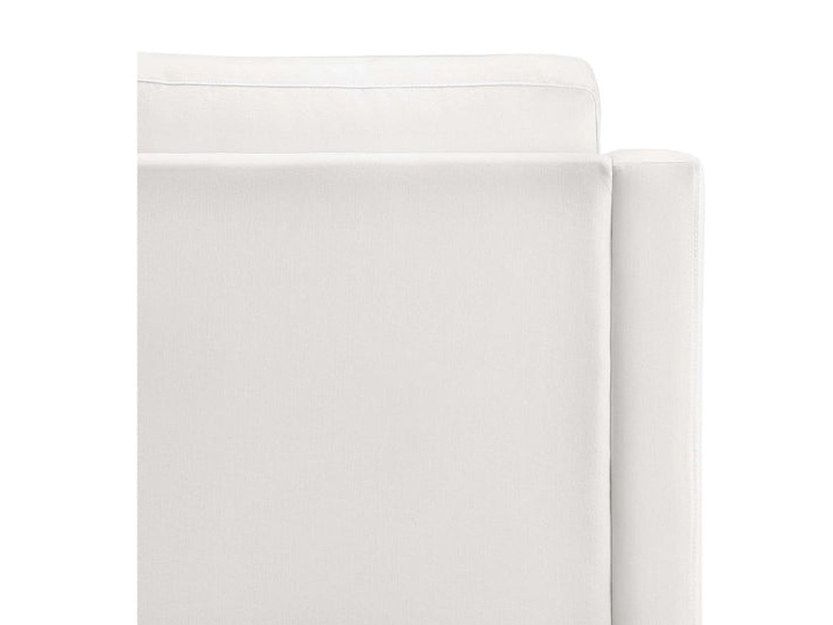 Larissa Fabric Loveseat - White