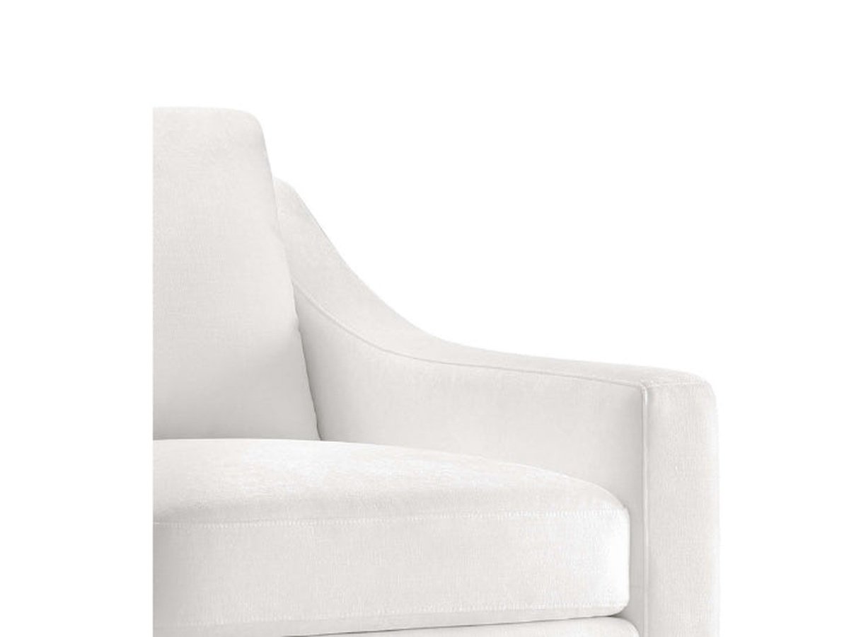 Larissa Fabric Loveseat - White