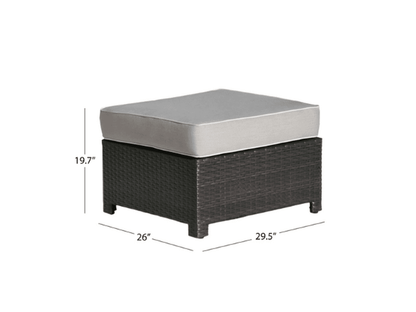 Monaco Ottoman (2-pack) - Gray