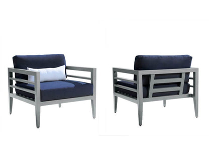 Belamar Armchair (2-Pack) - Blue