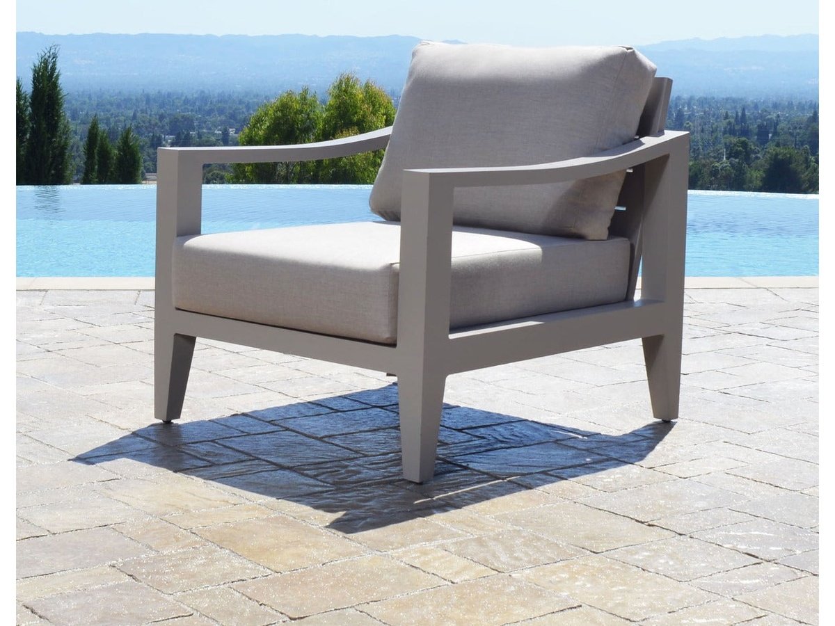 Hyland Hills 4-pc Outdoor Seating Set - Gray Aluminum